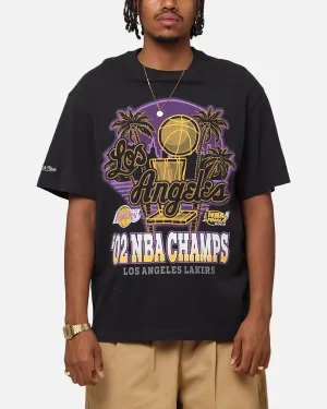 Mitchell & Ness Los Angeles Lakers '02 NBA Champs T-Shirt Faded Black