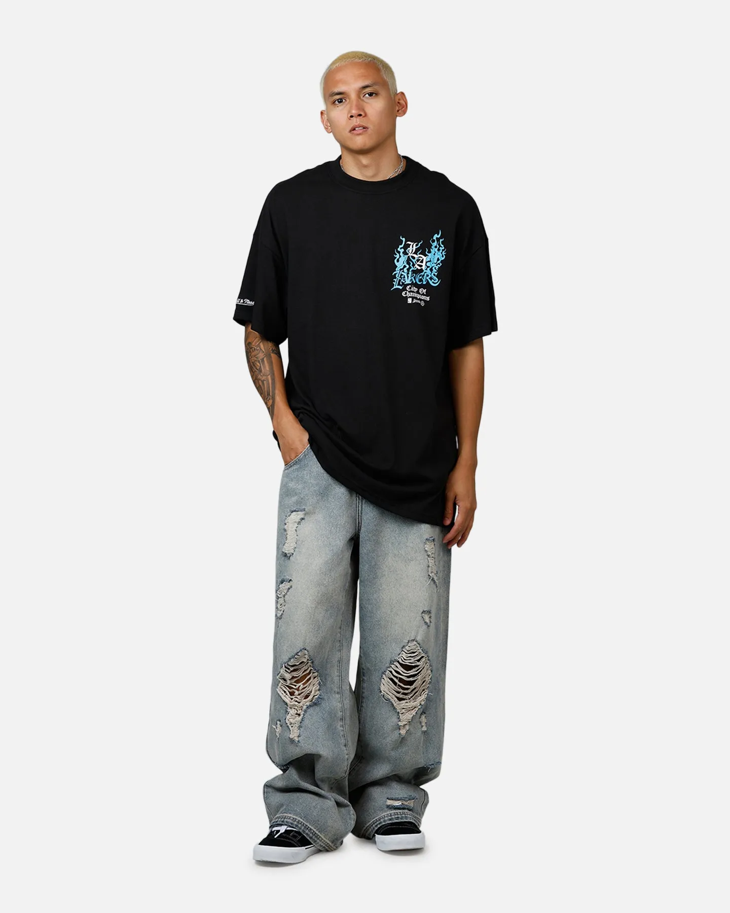 Mitchell & Ness Los Angeles Lakers Legends Last Forever T-Shirt Black