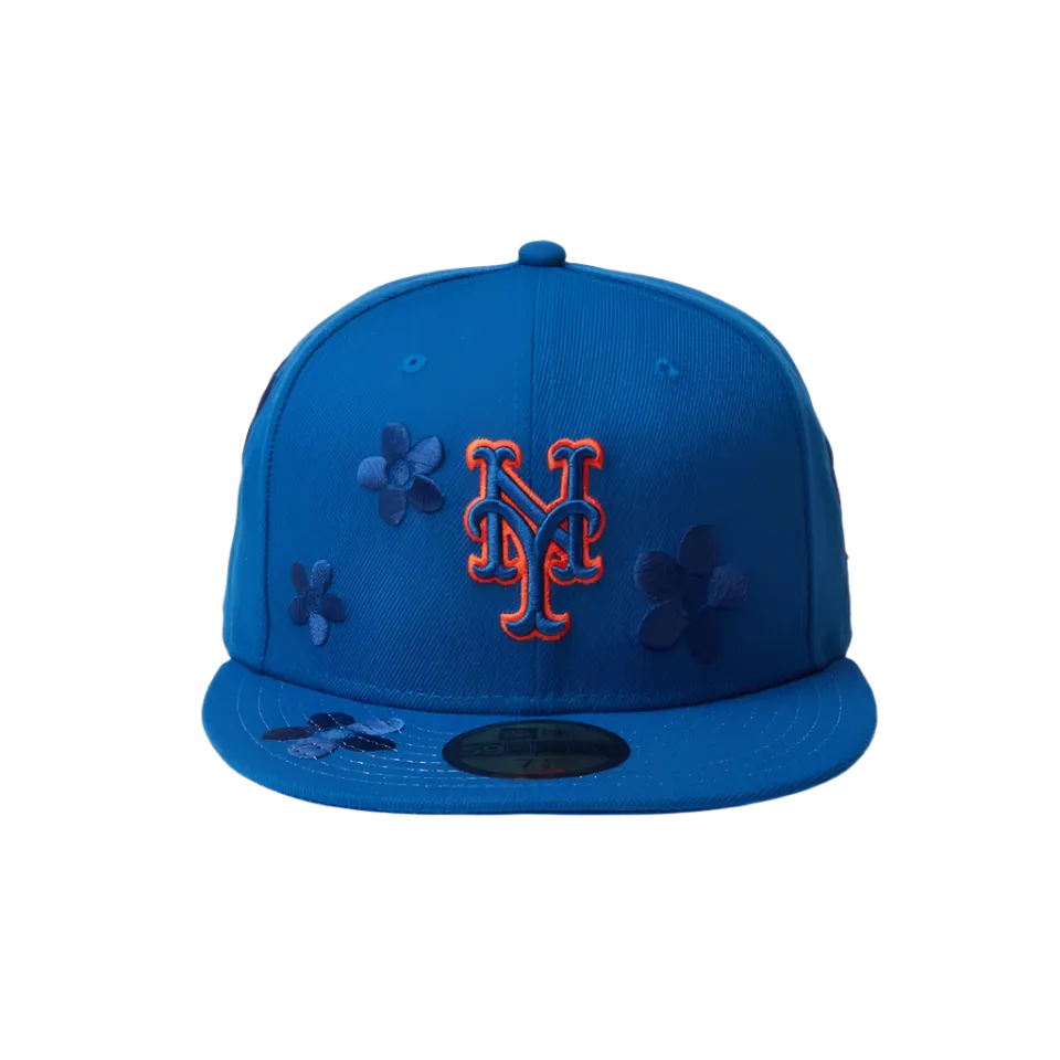 MLB Flower Embroidery - New York Mets