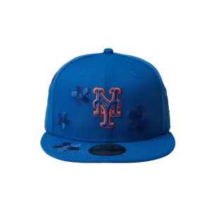 MLB Flower Embroidery - New York Mets