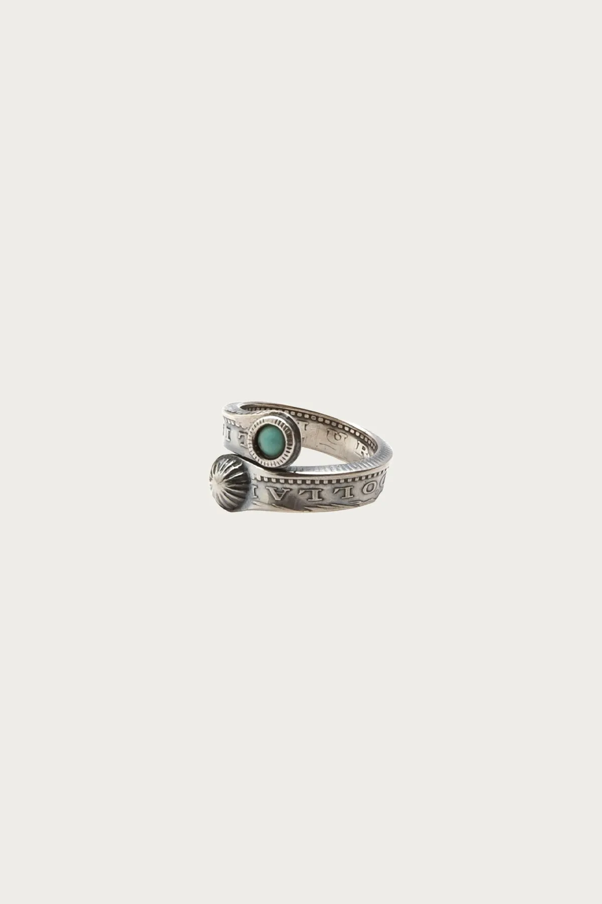 Morgan Dollar Twist Ring Slim