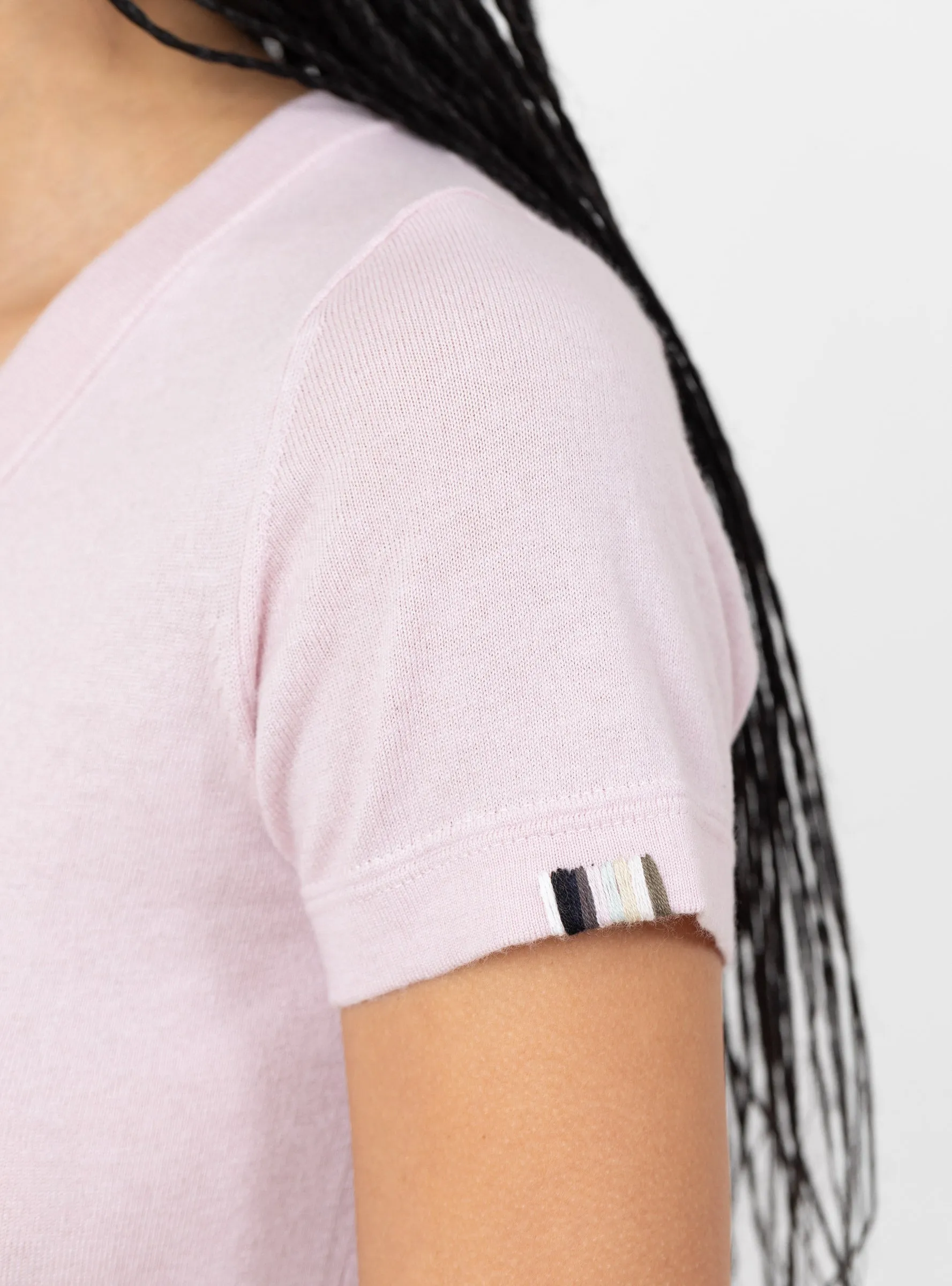 N404 Vicky Cotton Cashmere T-Shirt Manicure