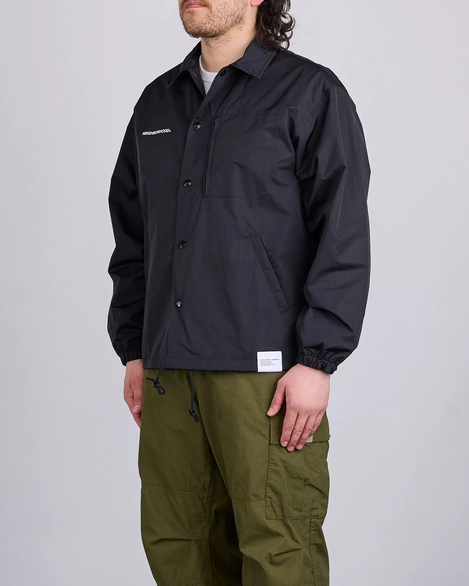 Neighborhood Windbreaker Jacket-2 Black