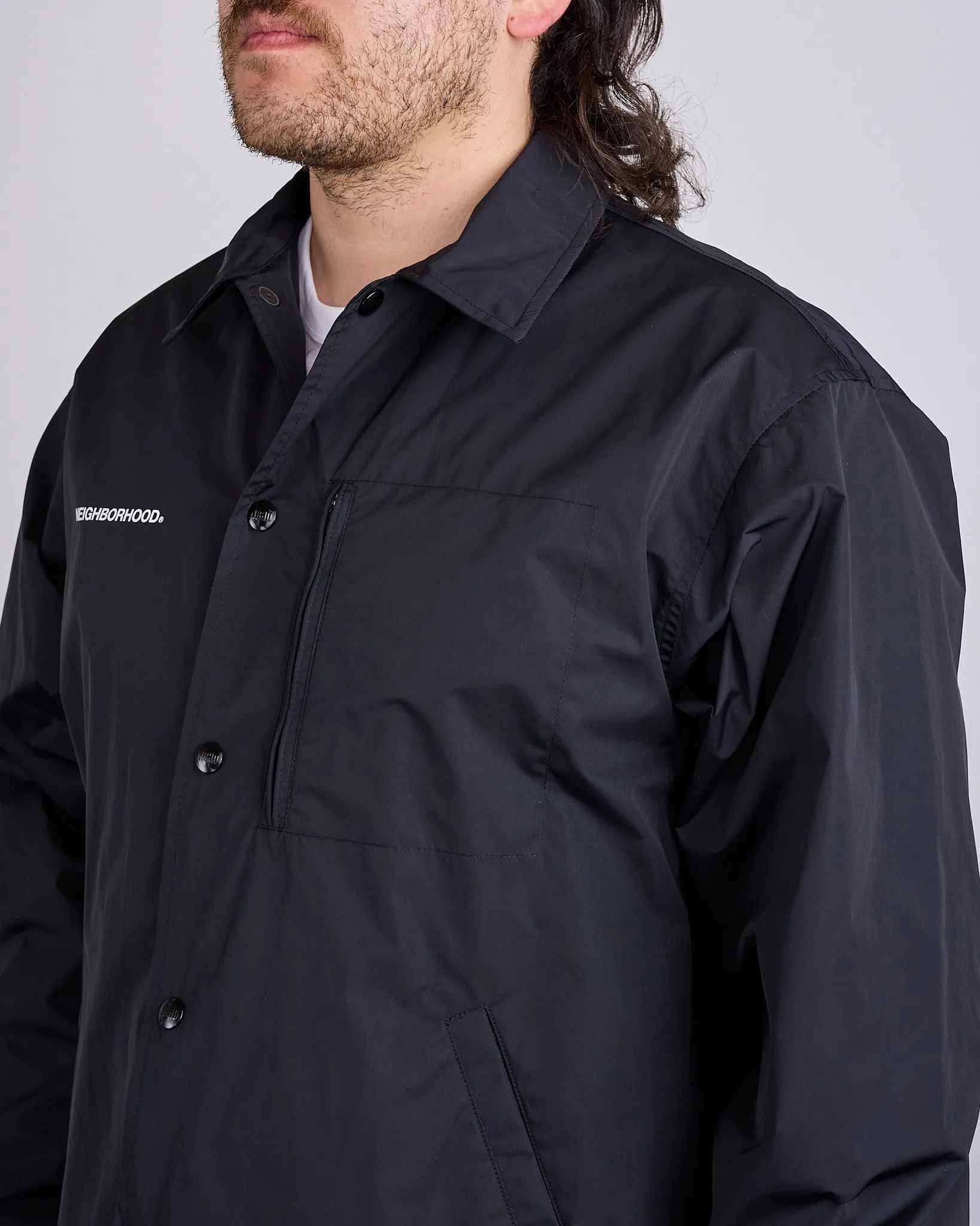 Neighborhood Windbreaker Jacket-2 Black