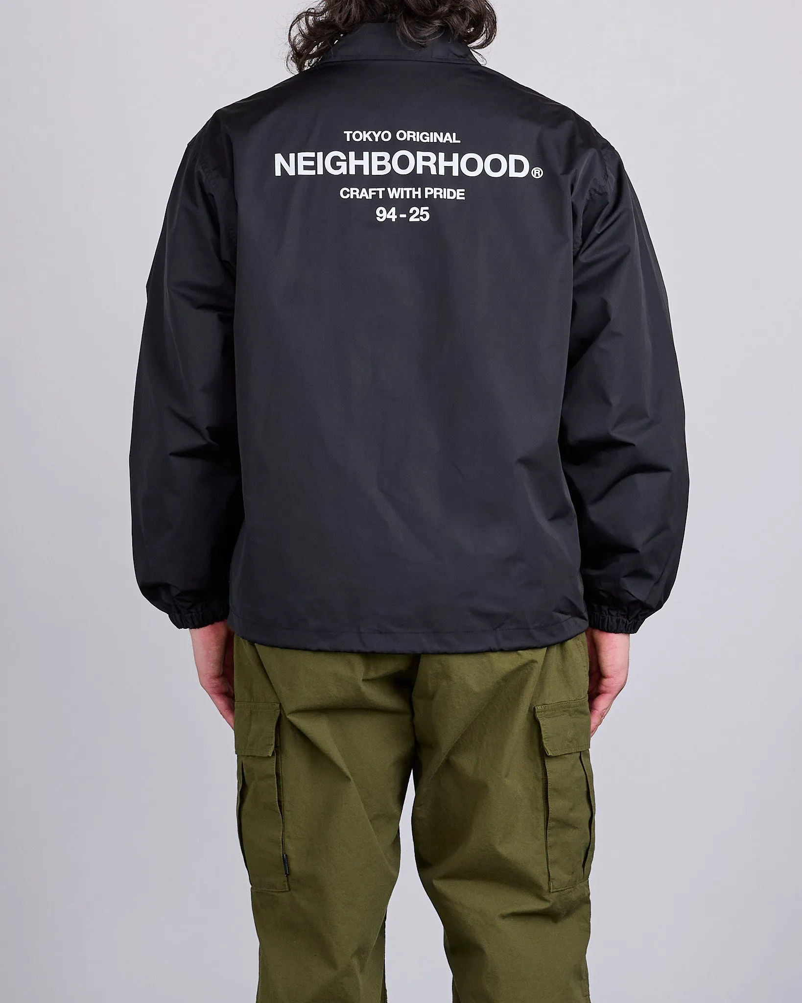 Neighborhood Windbreaker Jacket-2 Black