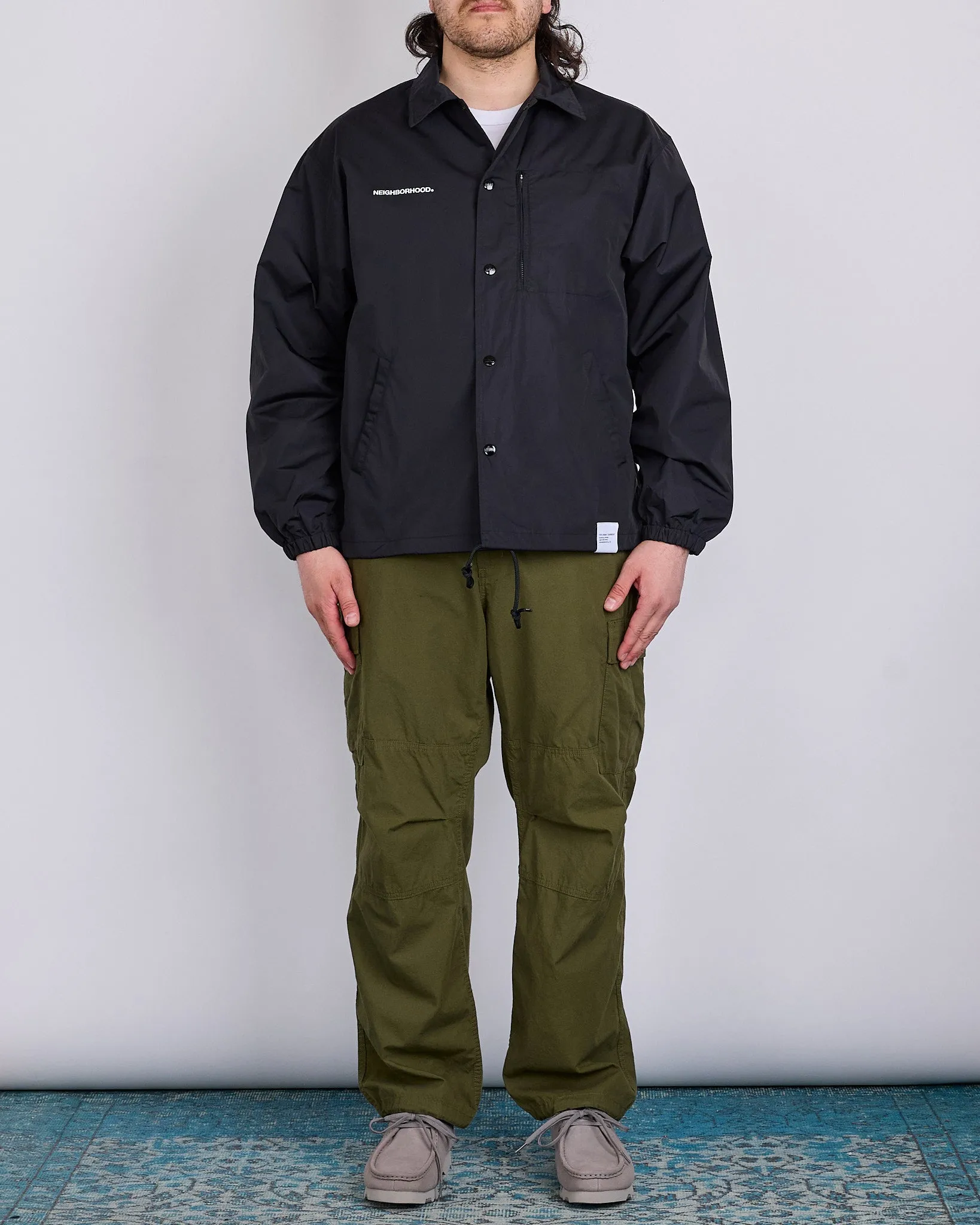 Neighborhood Windbreaker Jacket-2 Black