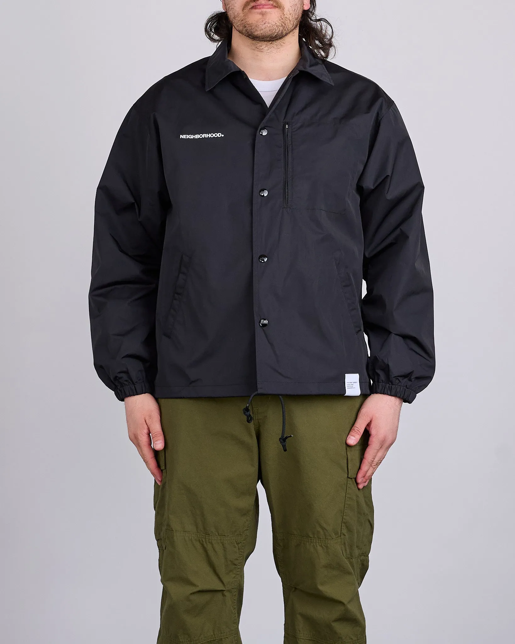 Neighborhood Windbreaker Jacket-2 Black