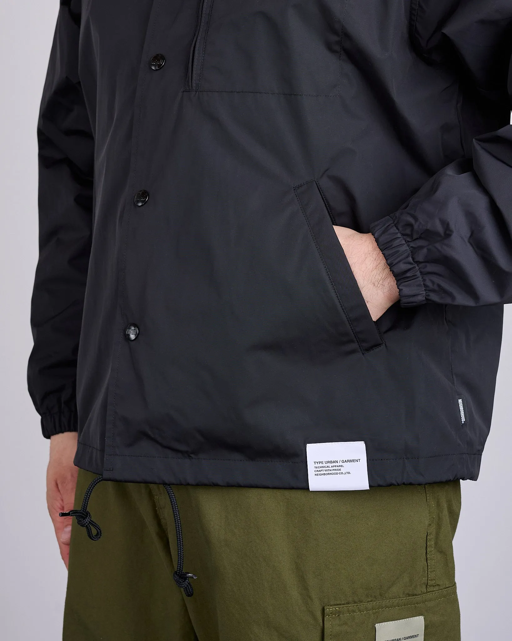 Neighborhood Windbreaker Jacket-2 Black