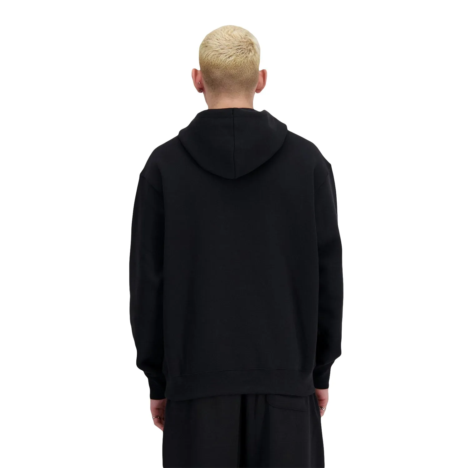 New Balance Men Reflective Lines Hoodie Black MT41942-BK