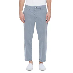 OBEY STRAGGLER STRIPE FLOODED PANT // NAVY MULTI
