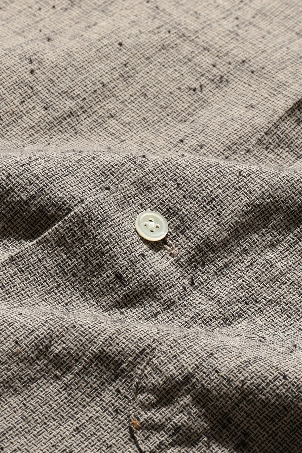Open B.D. Nep Check Cotton Linen - Beige