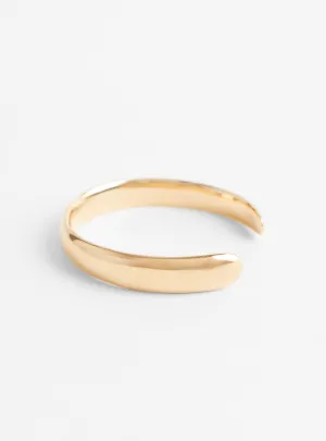 Open Brass Cuff Gold Plated