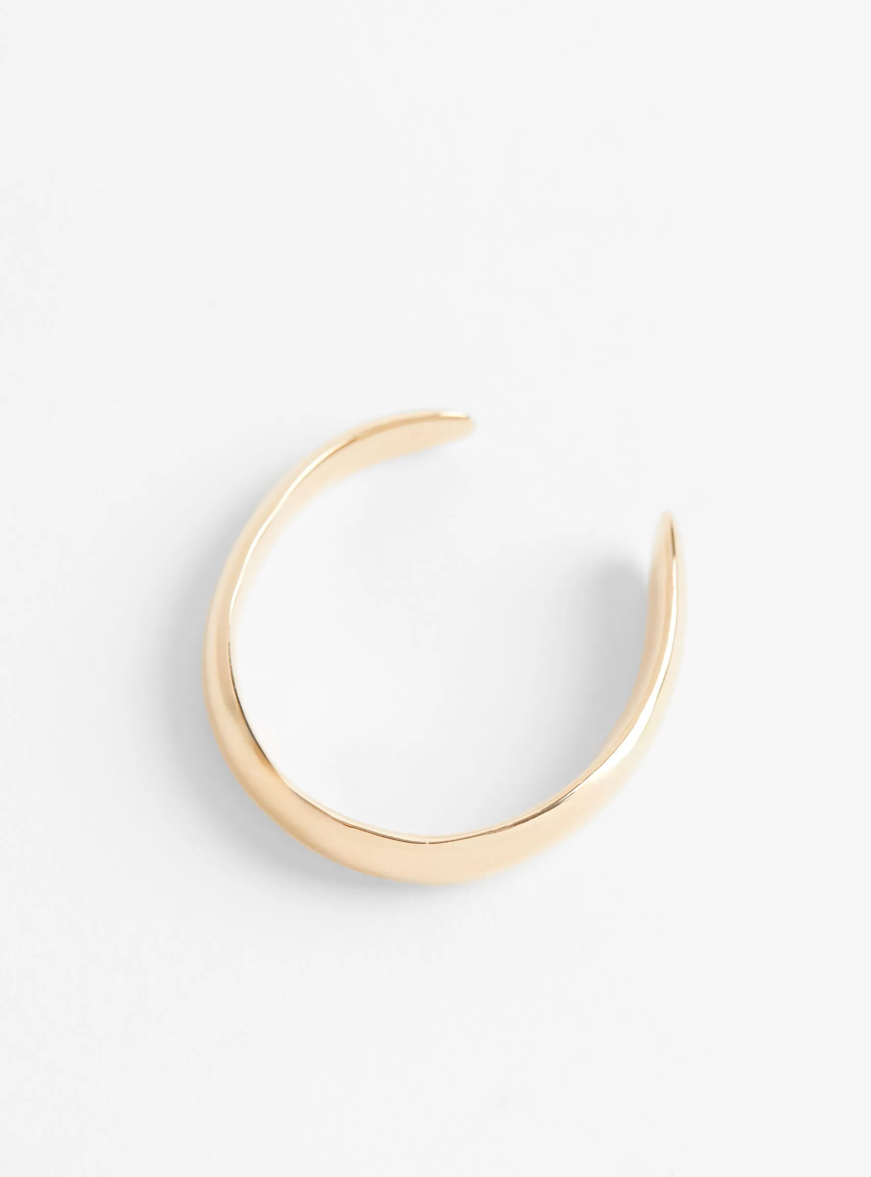 Open Brass Cuff Gold Plated