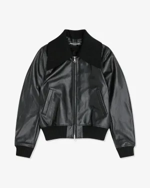 Our Legacy - Men's Pharos Bomber - (Malleable Black Bull Hide)
