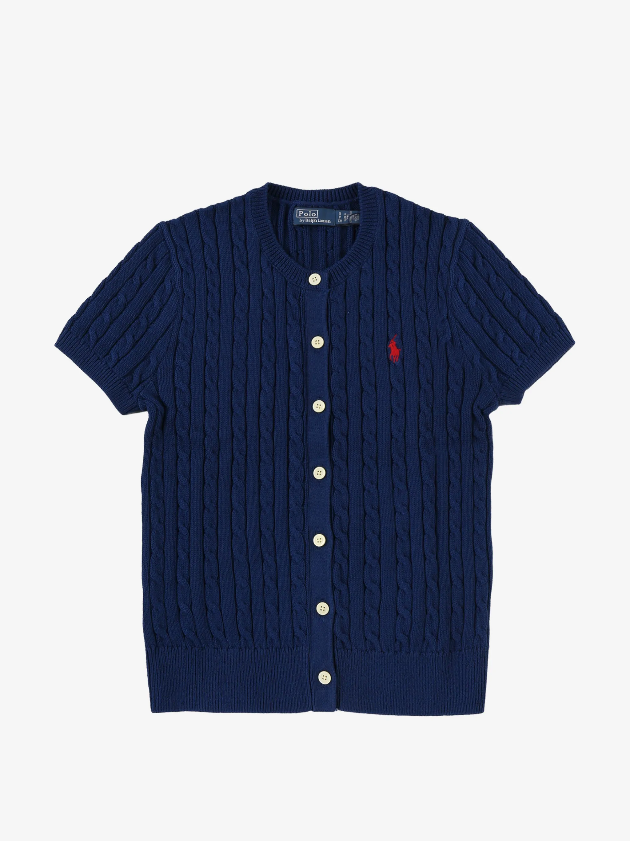 POLO RALPH LAUREN - Women Short Sleeve Crewneck Cardigan