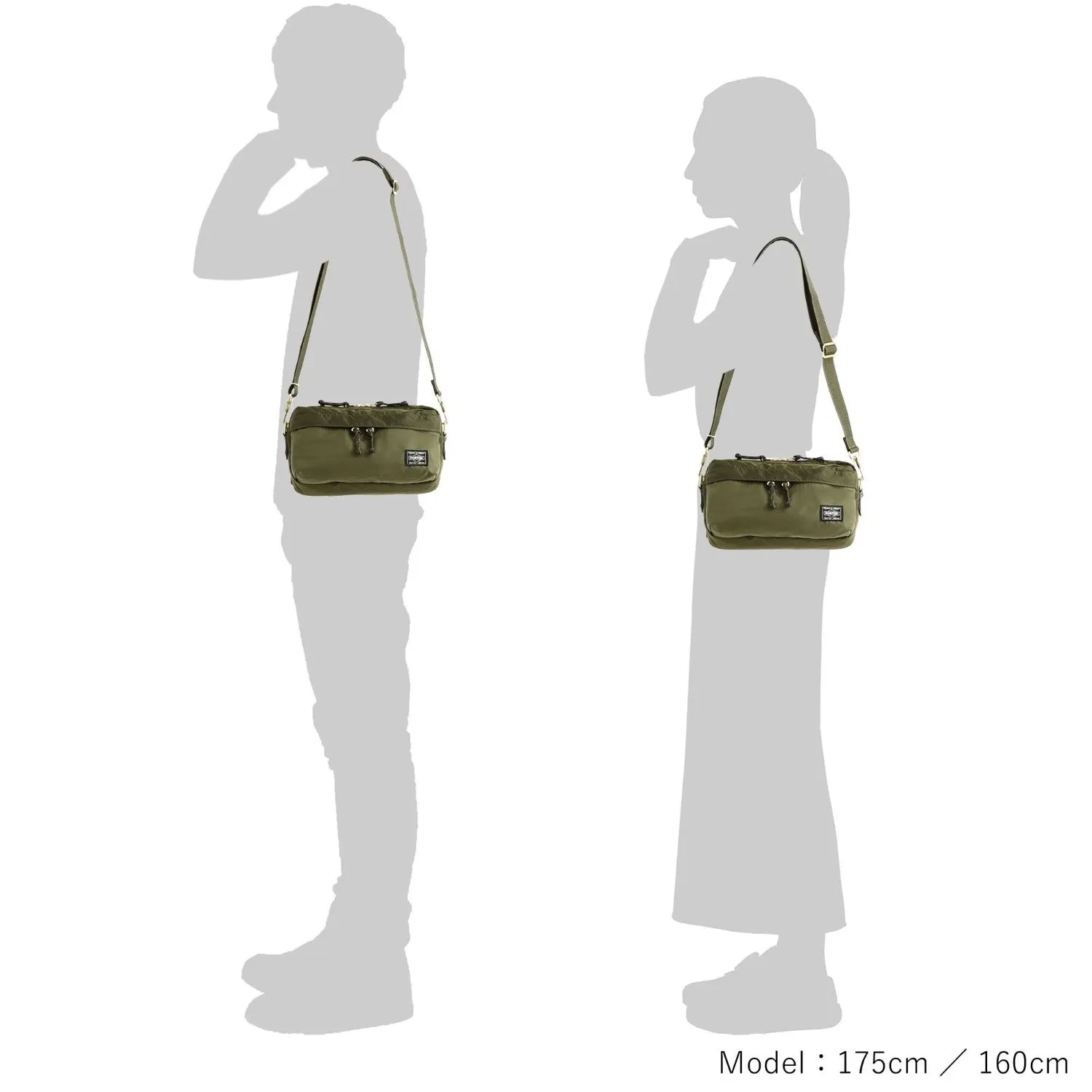 Porter Force 2Way Waist Bag Navy
