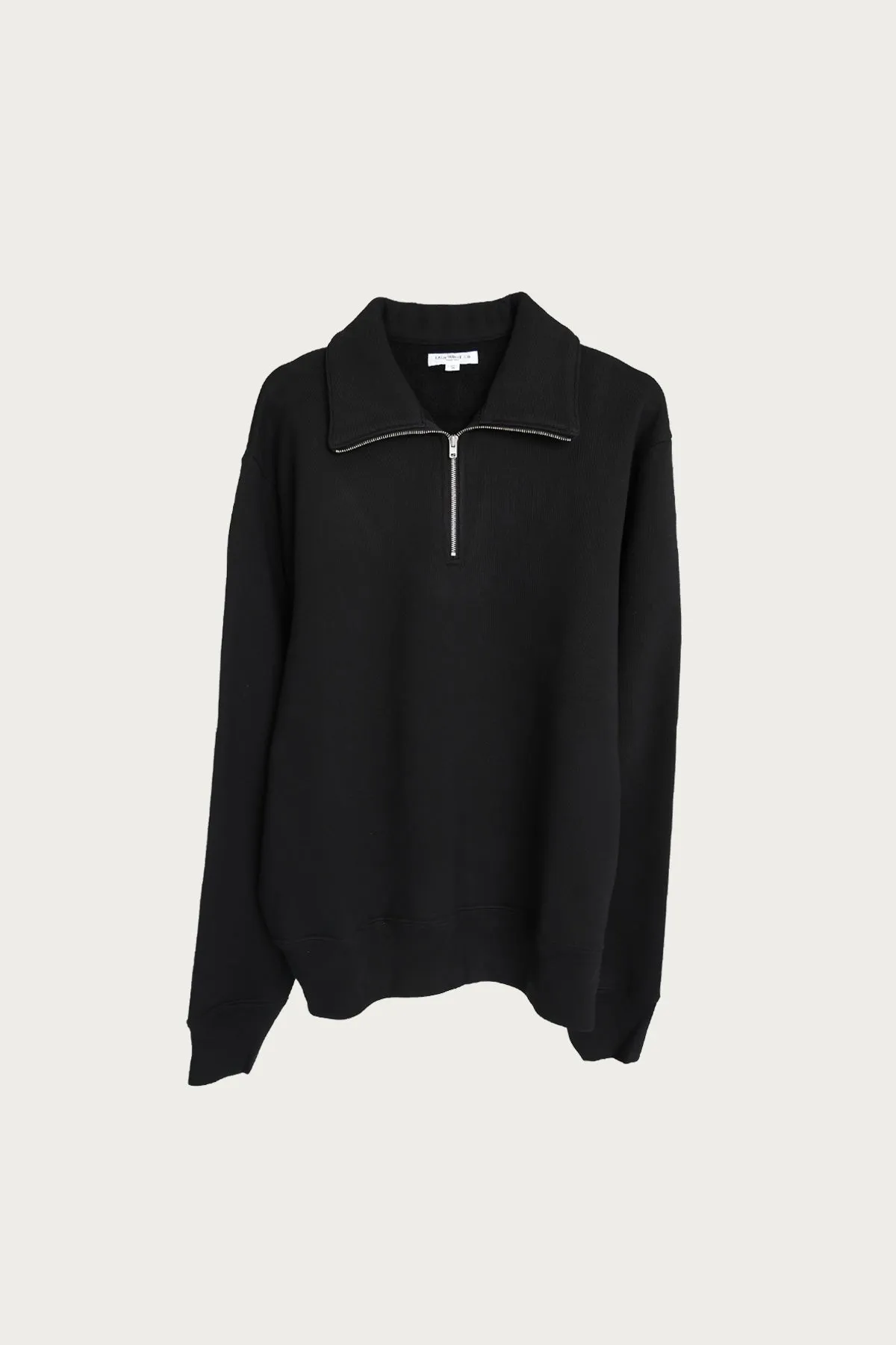 Quarter Zip Sweatshirt - Black