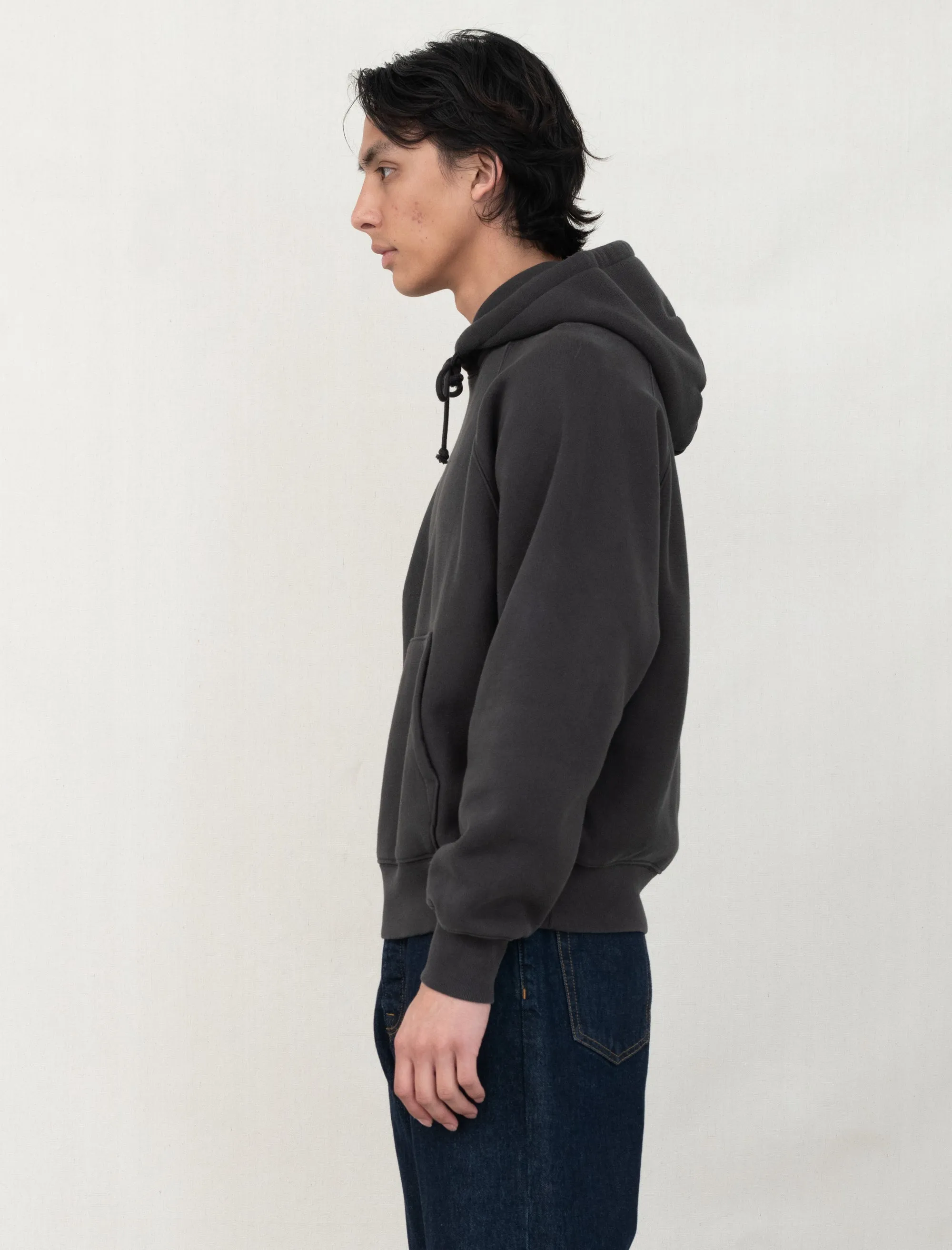 Raglan Hoodie (Washed Black)