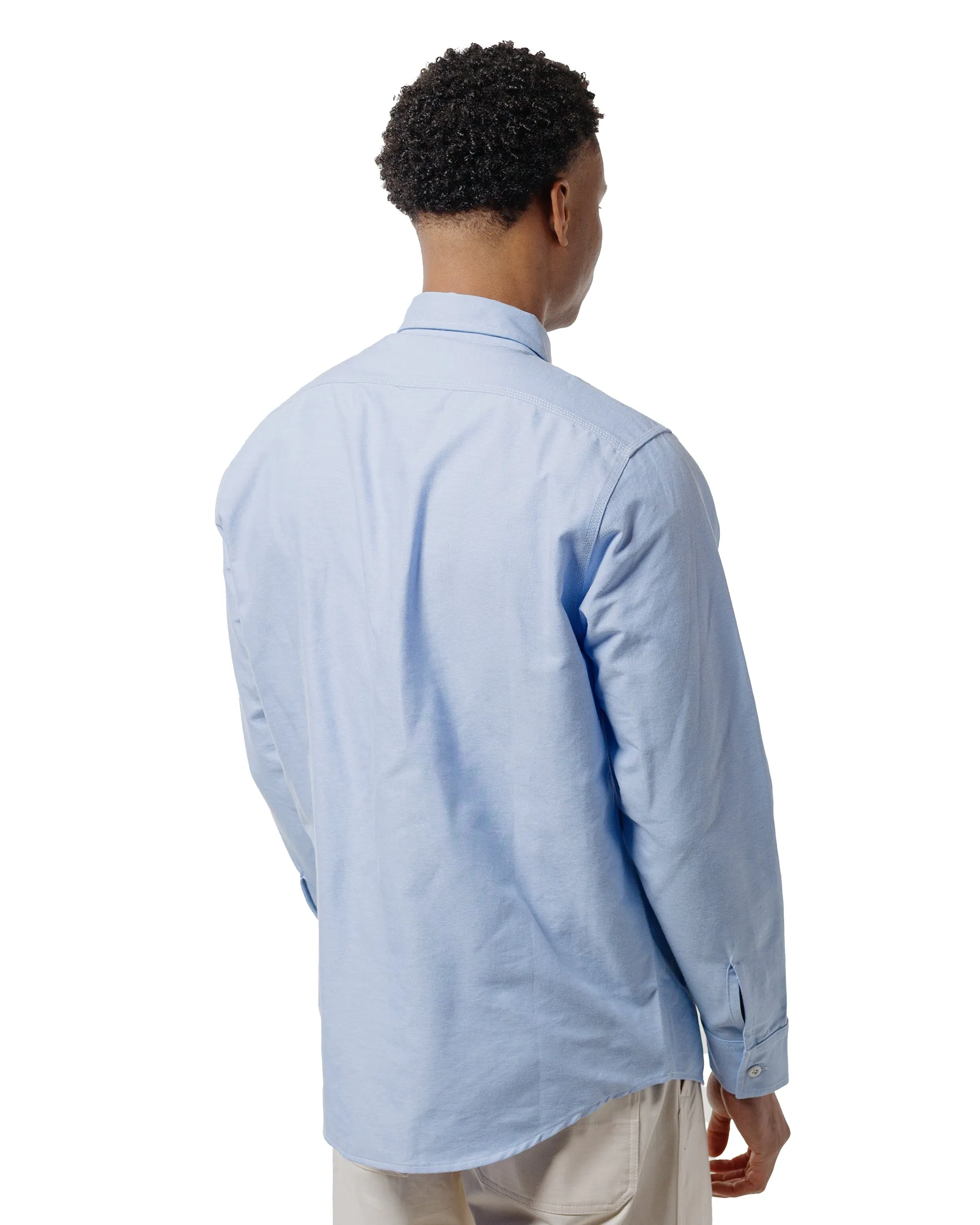 Randy's Garments 3-Pocket Work Shirt 60/40 Oxford Cloth Blue