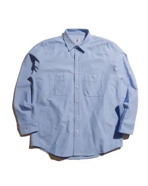 Randy's Garments 3-Pocket Work Shirt 60/40 Oxford Cloth Blue