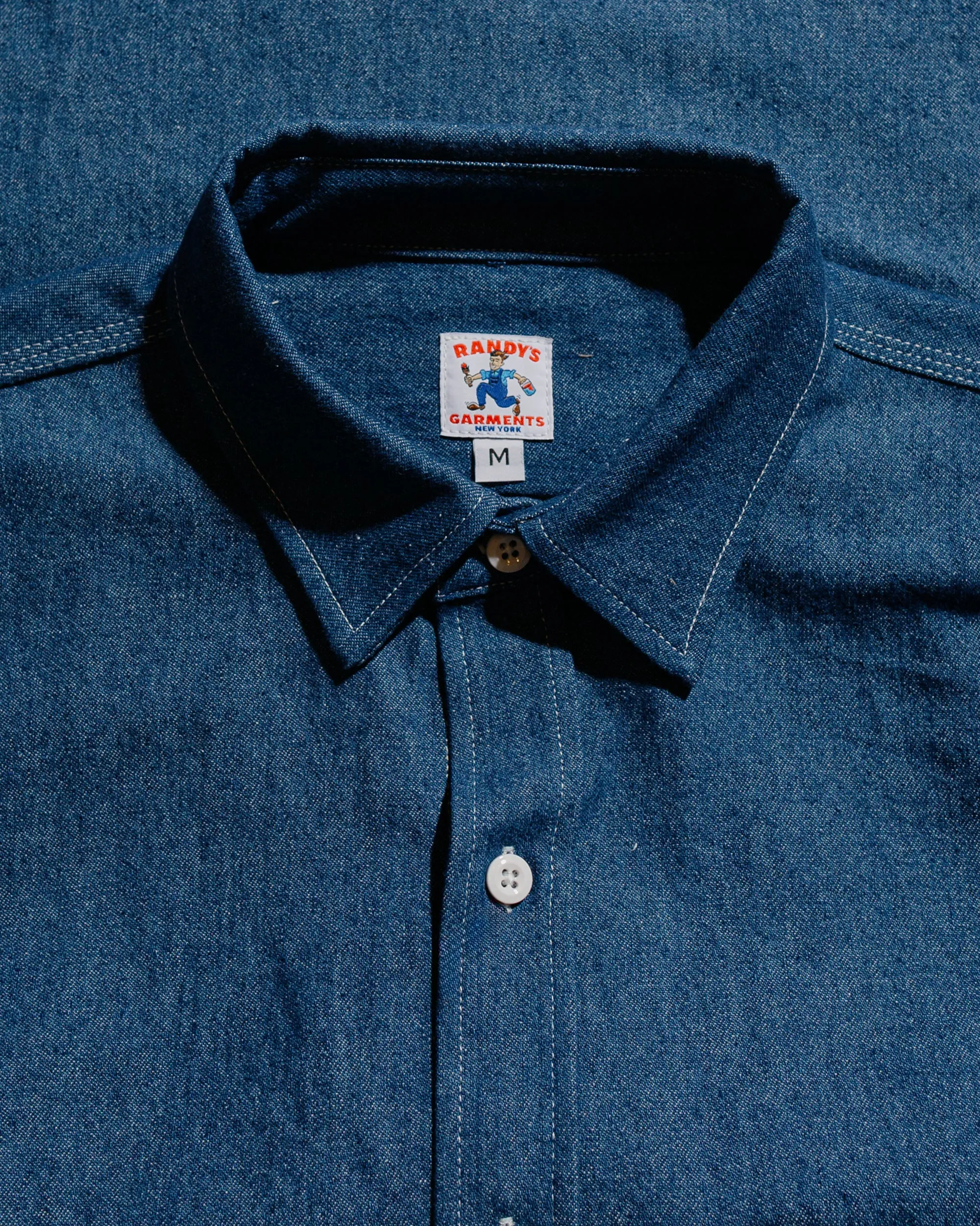Randy's Garments 3-Pocket Work Shirt Double Washed 8oz Denim