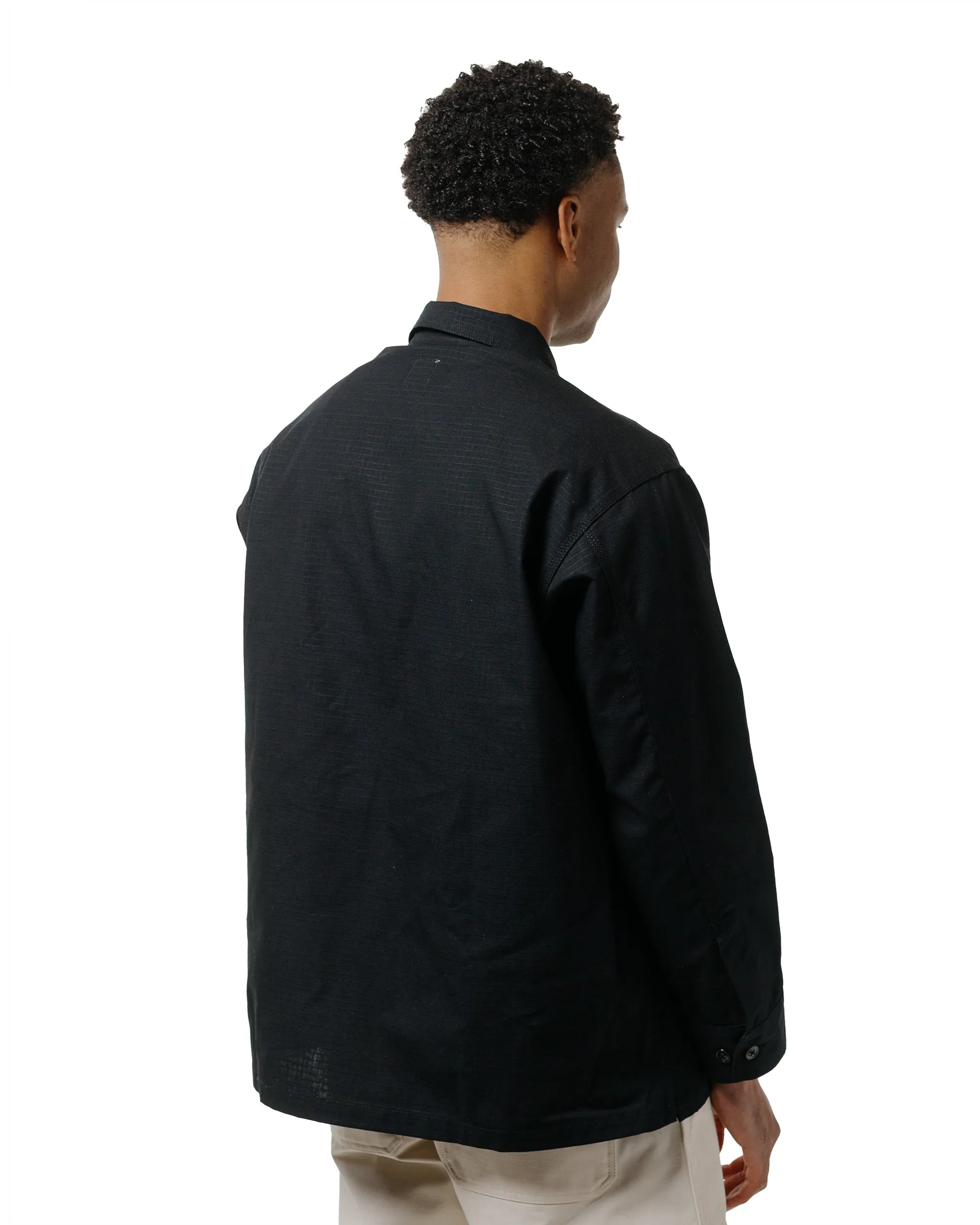 Randy's Garments Over Shirt Cotton Ripstop Black