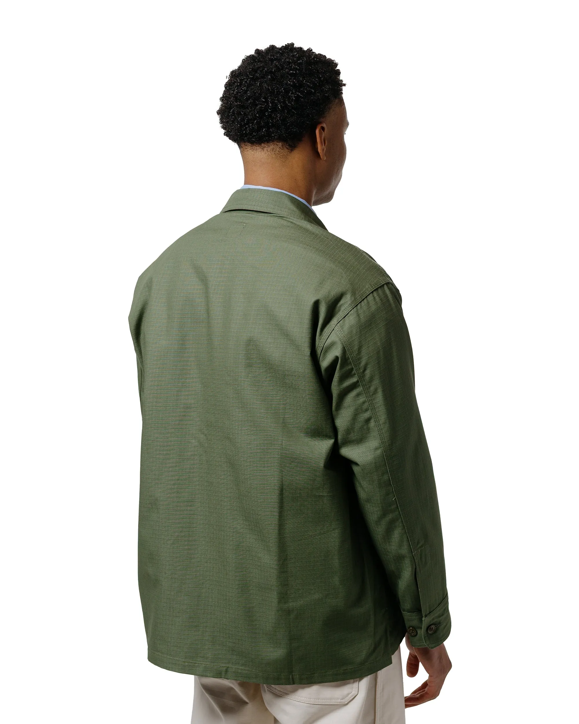 Randy's Garments Over Shirt Cotton Ripstop Olive