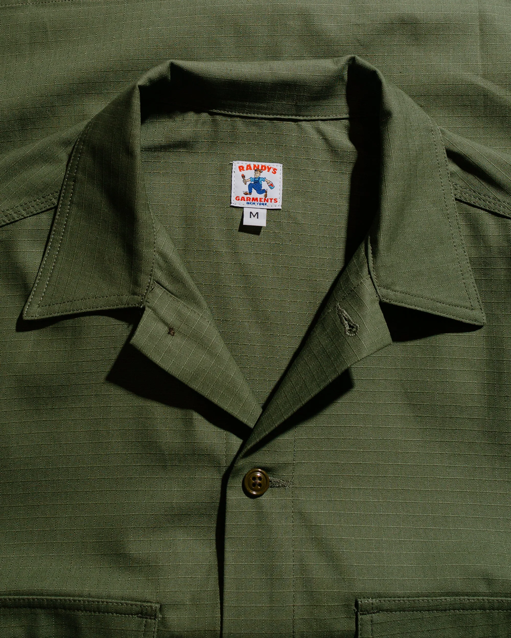Randy's Garments Over Shirt Cotton Ripstop Olive