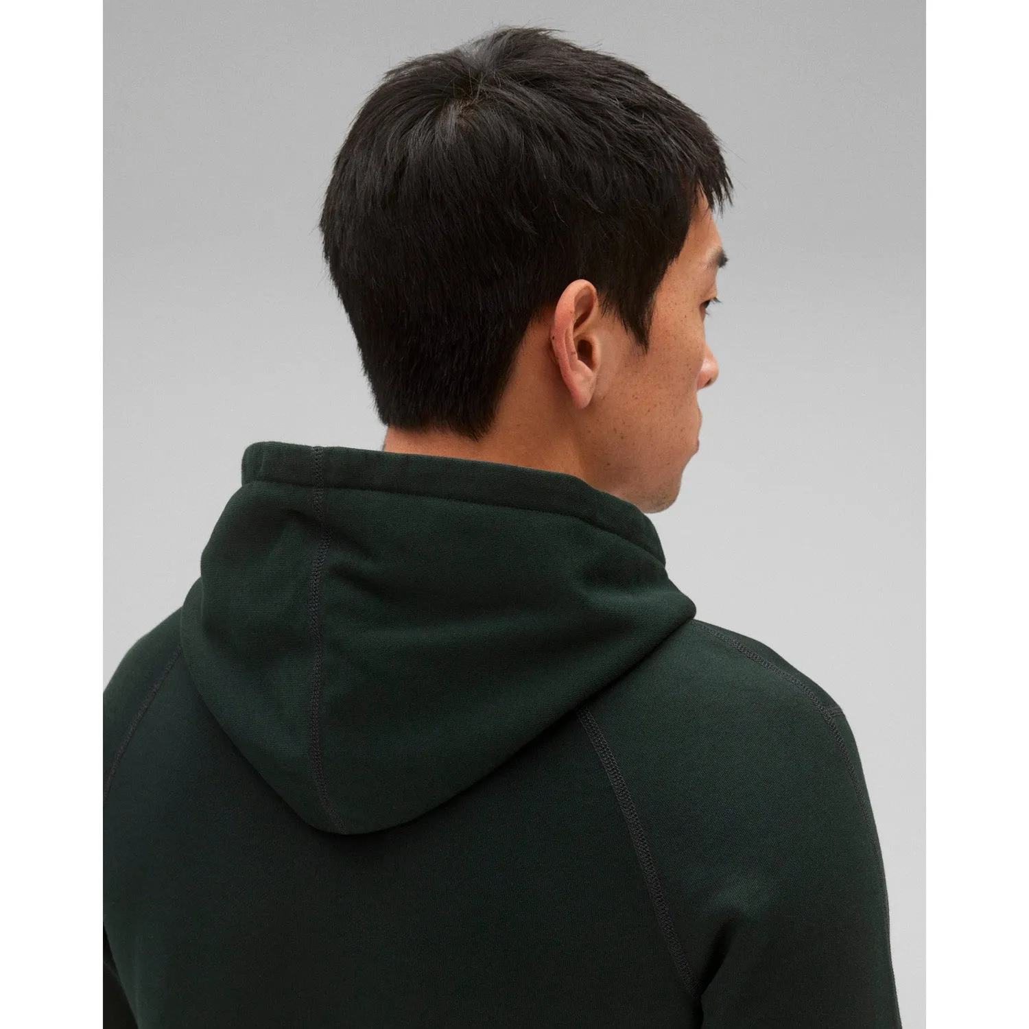 Reigning Champ Men's Knit Midweight Terry Slim Hoodie Petrol RC-3991-PET