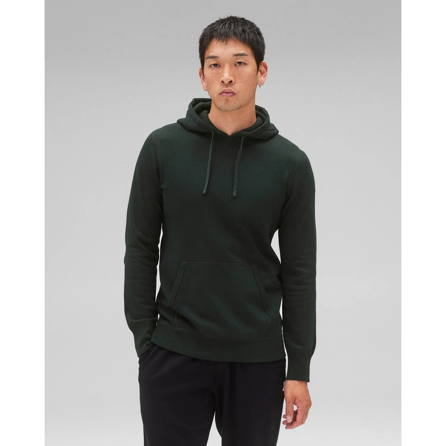 Reigning Champ Men's Knit Midweight Terry Slim Hoodie Petrol RC-3991-PET