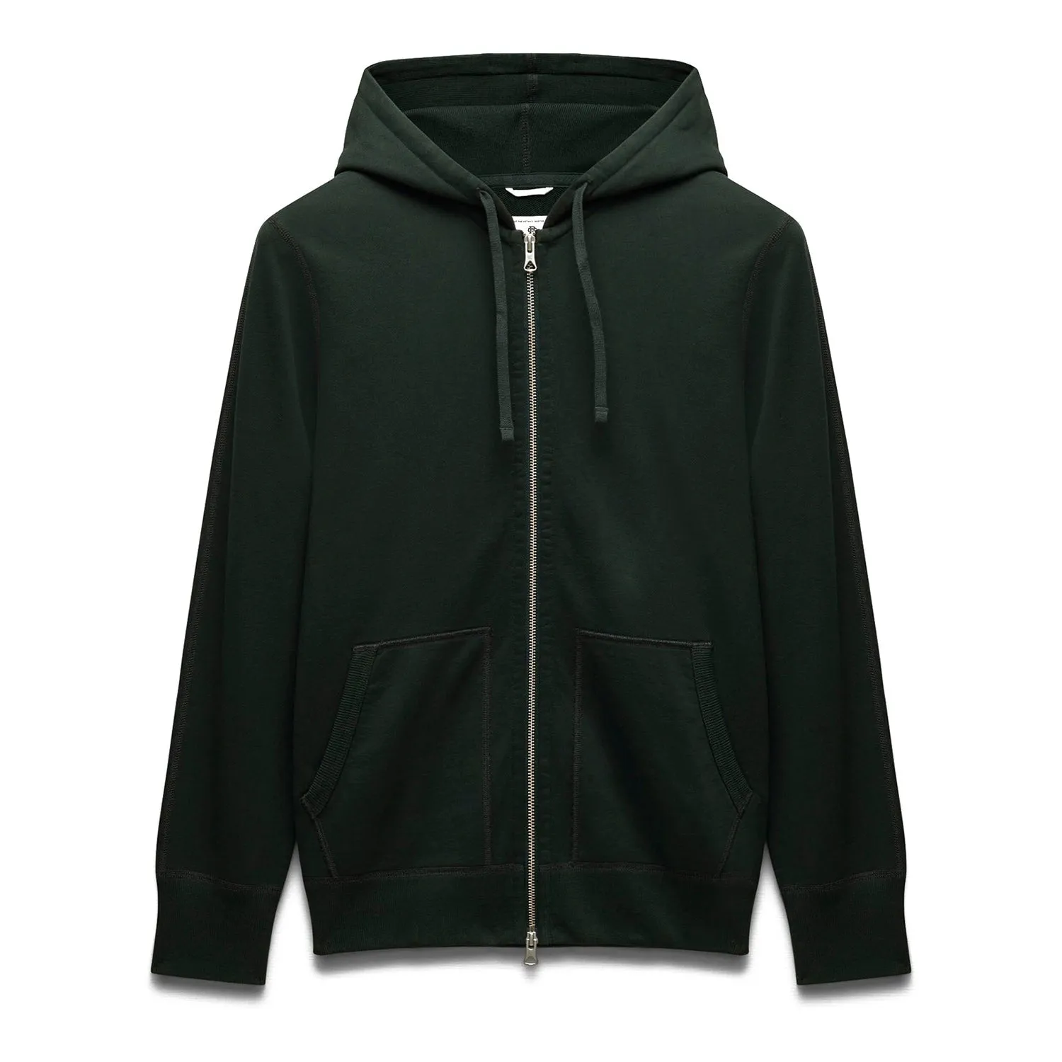Reigning Champ Men's Knit Midweight Terry Slim Zip Hoodie Petrol RC-3990-PET