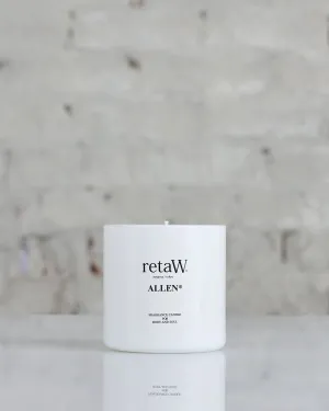 retaW Candle ALLEN (White)