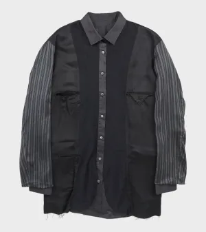 Reversible Overshirt Dark Grey