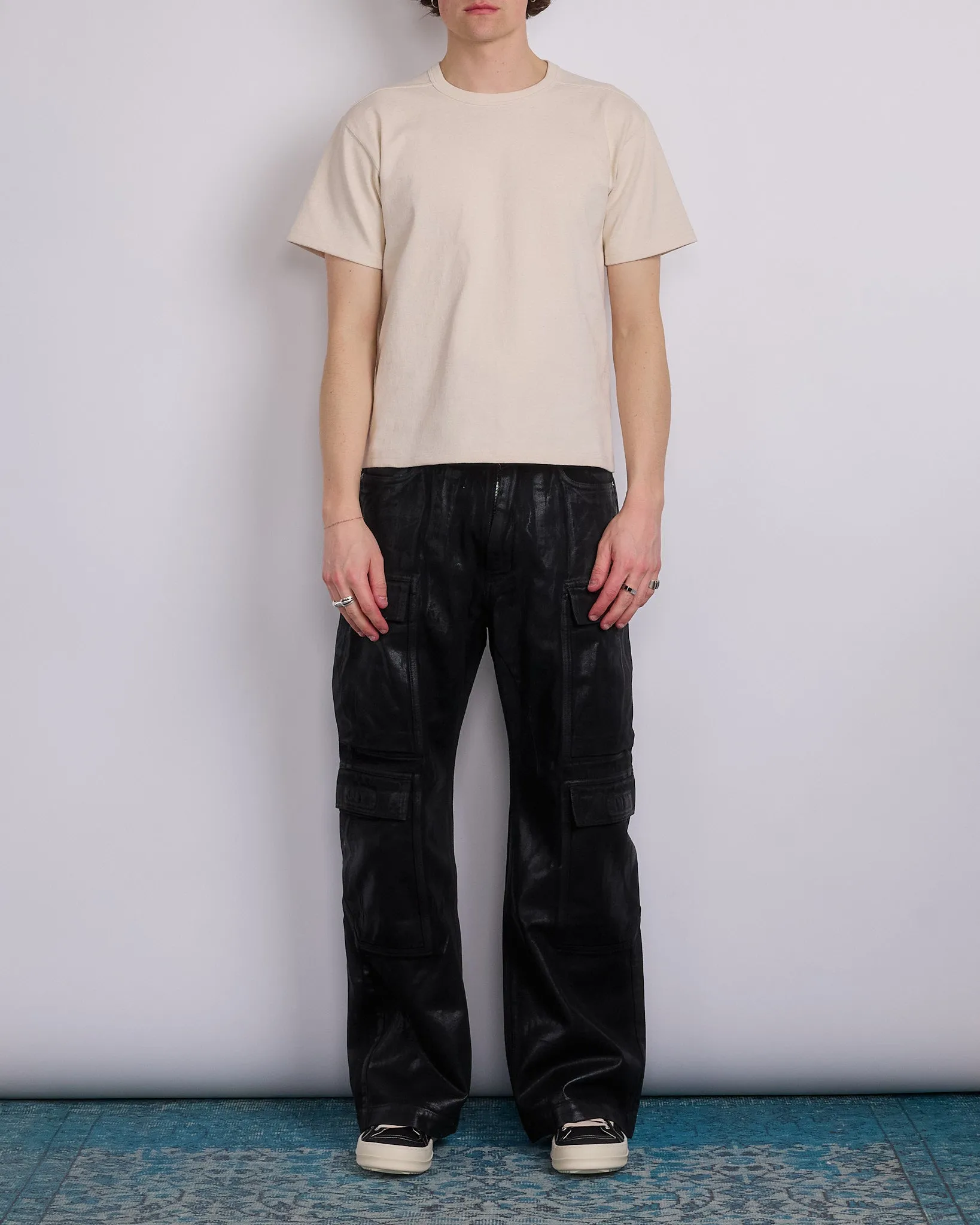 Rick Owens DRKSHDW MIJ Osterberg T-Shirt 11oz Jersey Natural