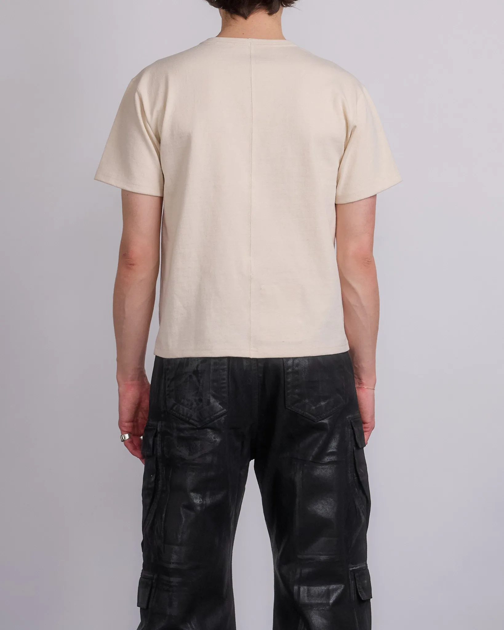 Rick Owens DRKSHDW MIJ Osterberg T-Shirt 11oz Jersey Natural