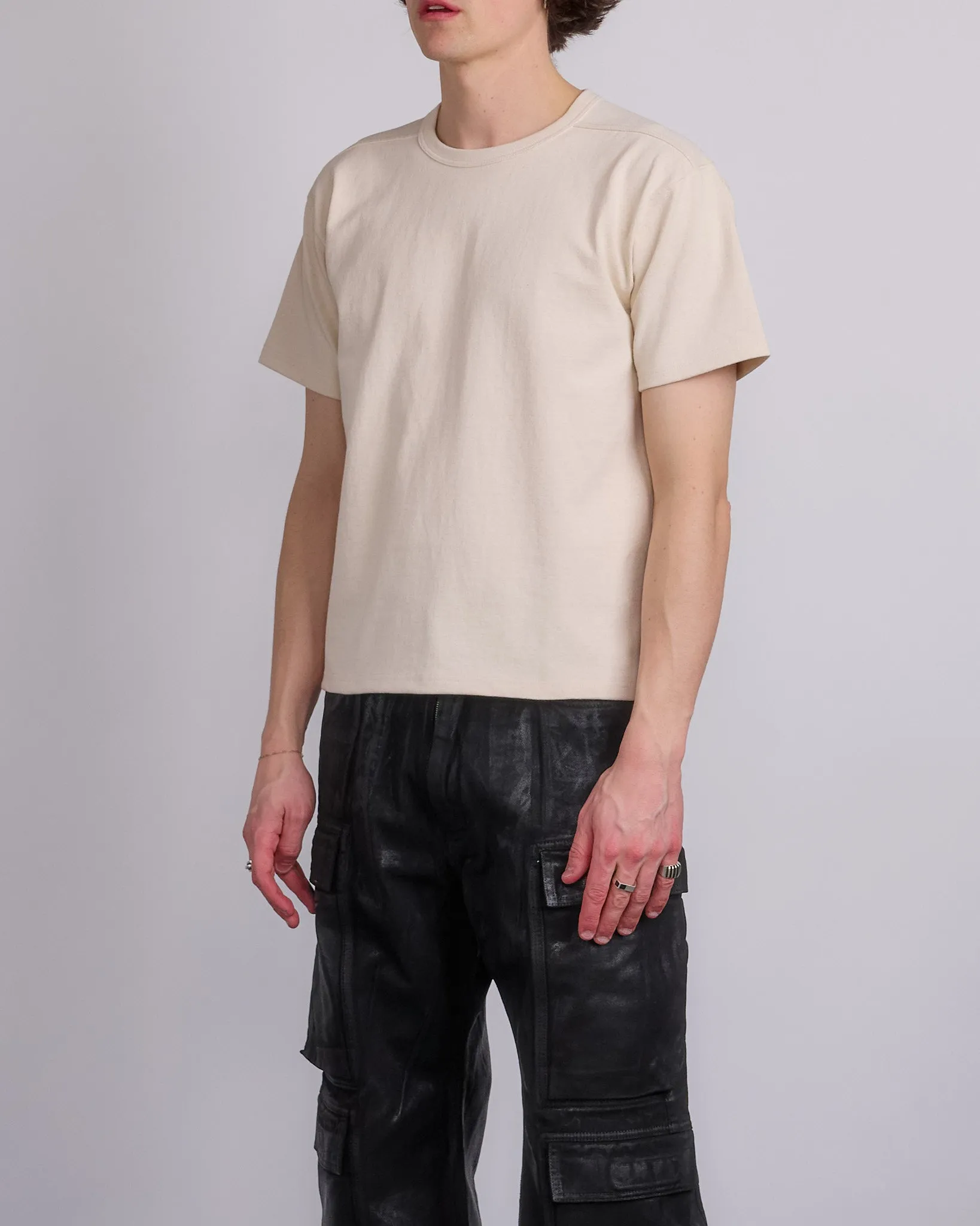 Rick Owens DRKSHDW MIJ Osterberg T-Shirt 11oz Jersey Natural