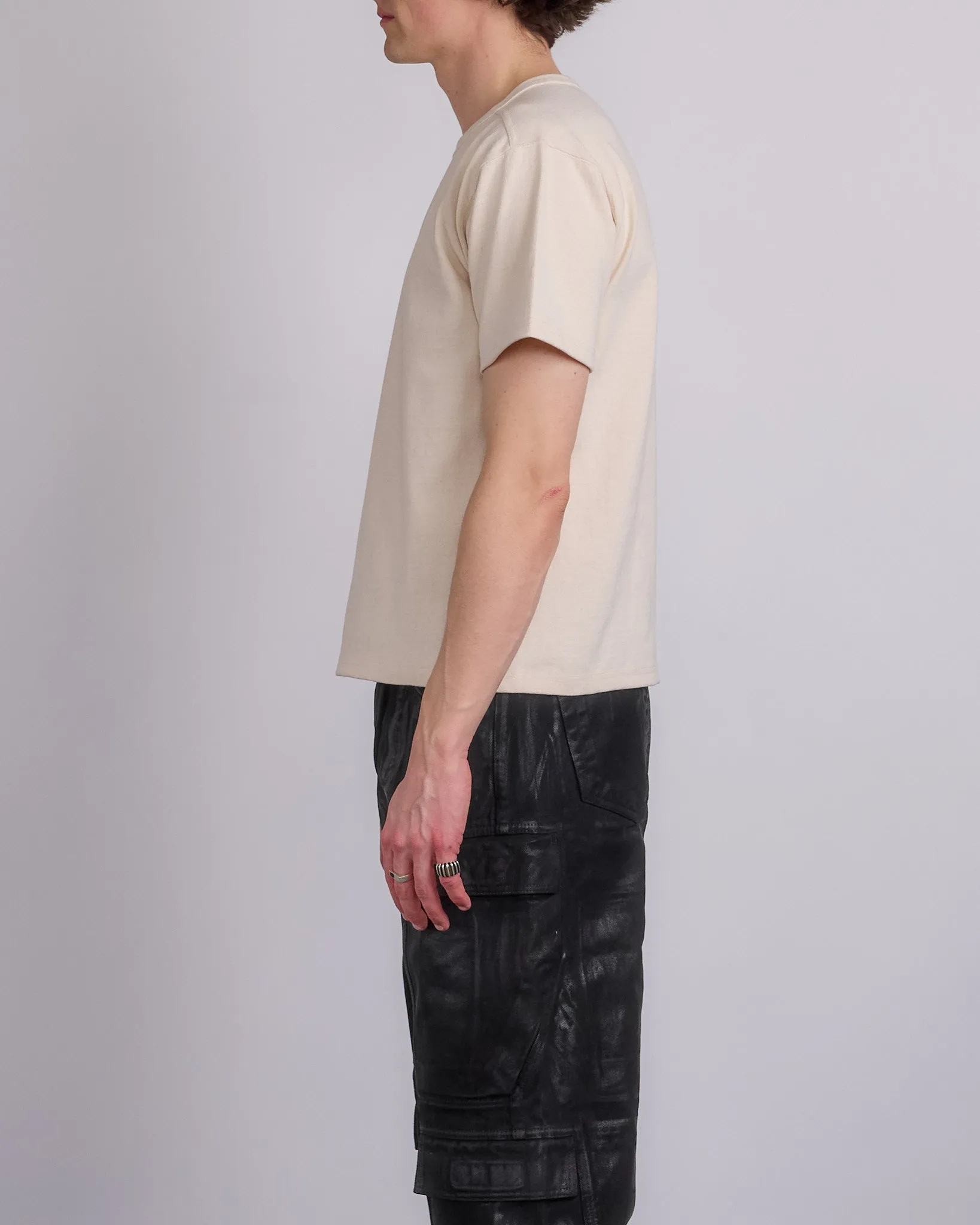 Rick Owens DRKSHDW MIJ Osterberg T-Shirt 11oz Jersey Natural