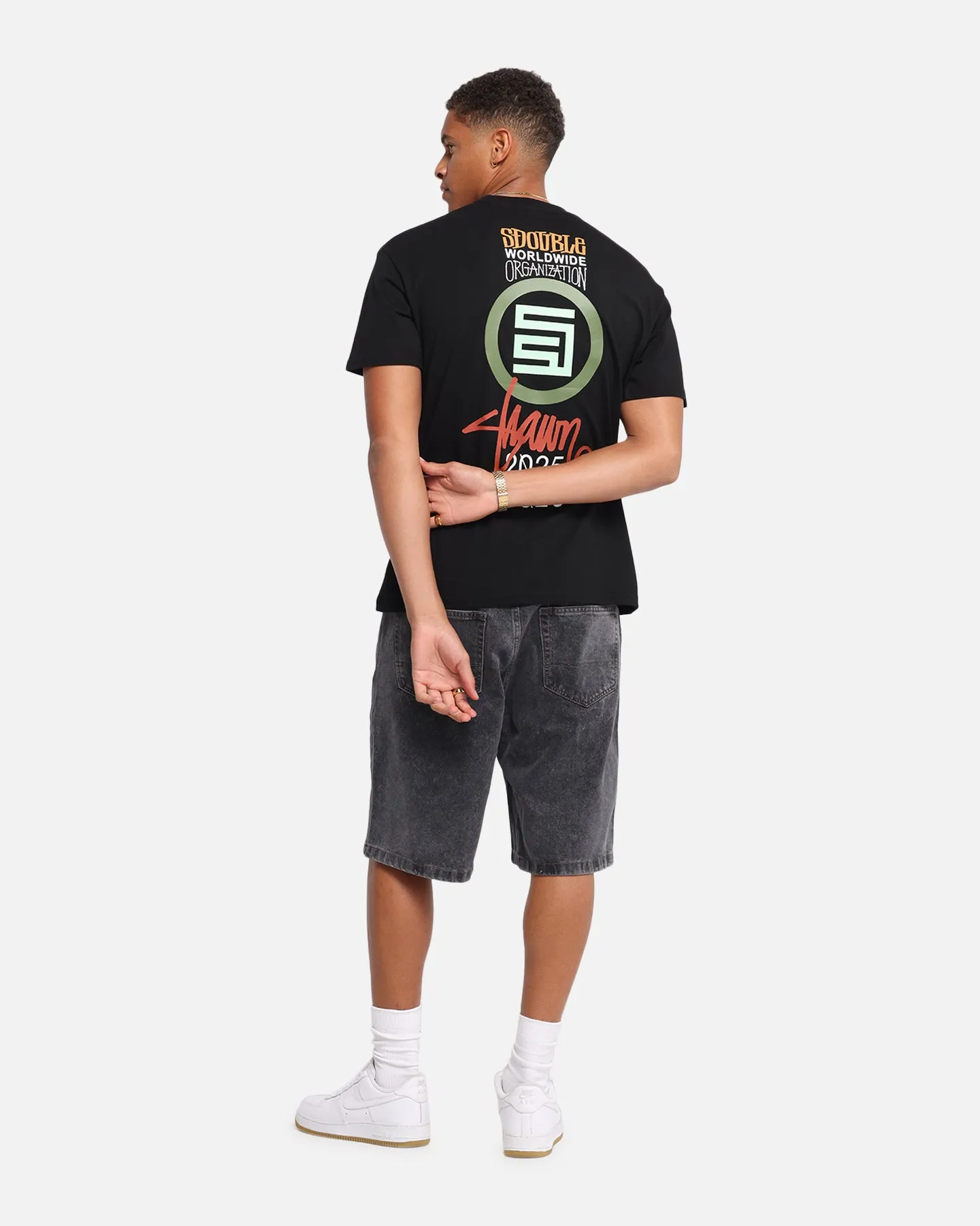 S Double 25/26 T-Shirt Black