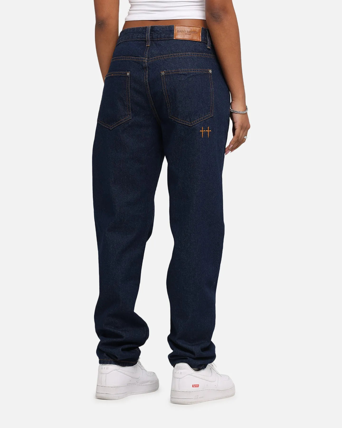 Saint Morta Psykhe Jeans Indigo/Tan