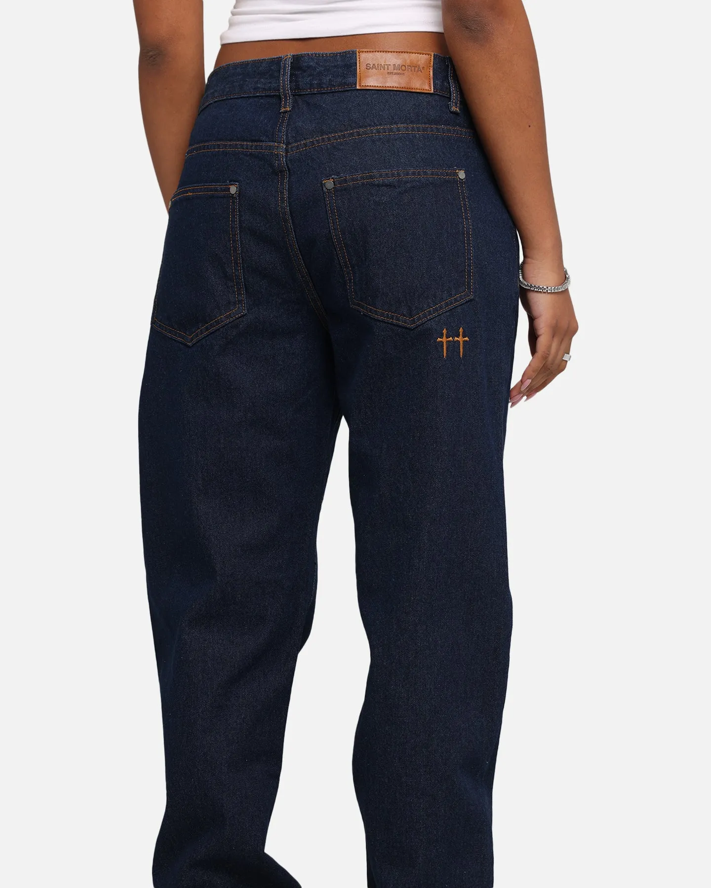 Saint Morta Psykhe Jeans Indigo/Tan