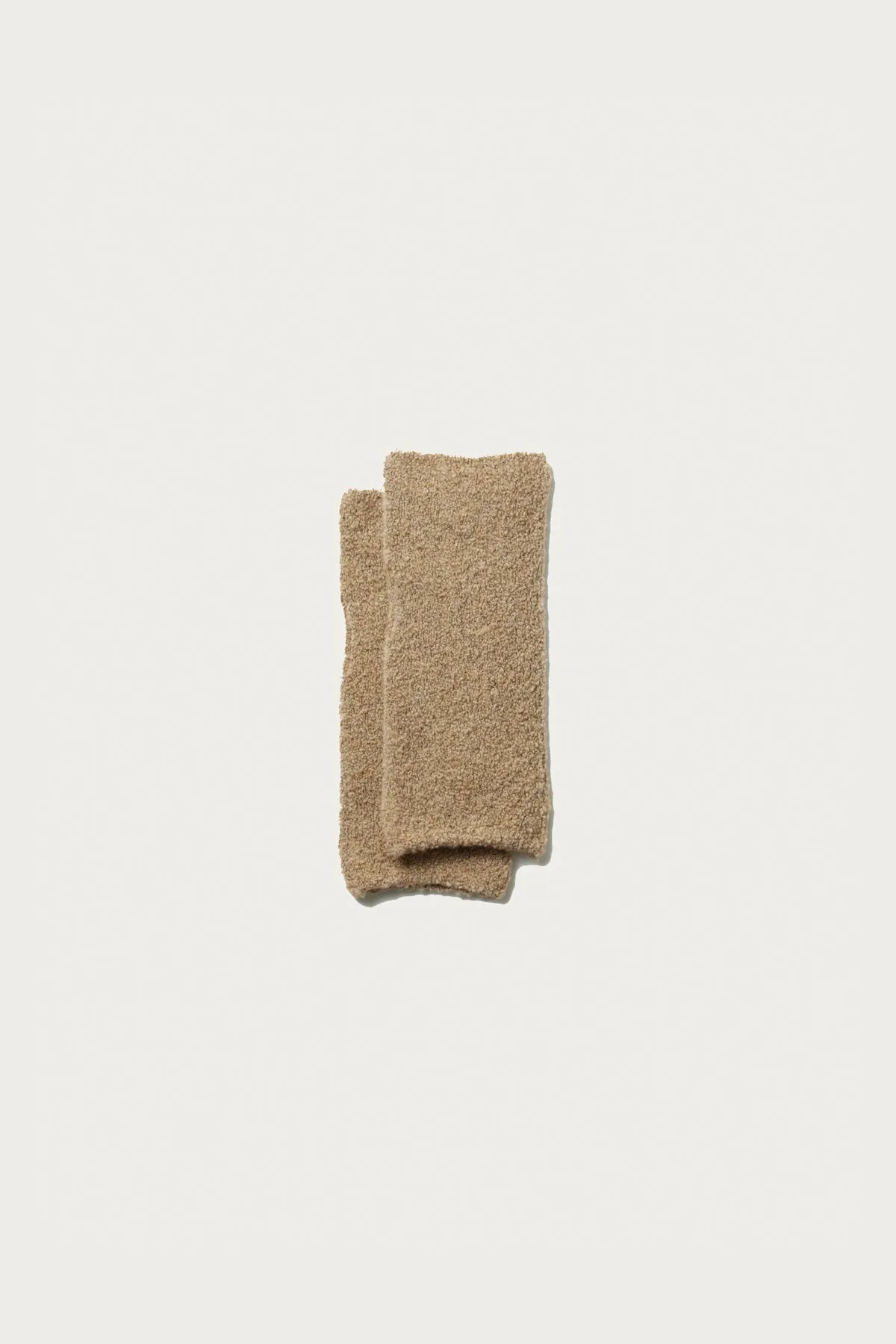Seamless Hand Warmer Wool Fleece - Beige