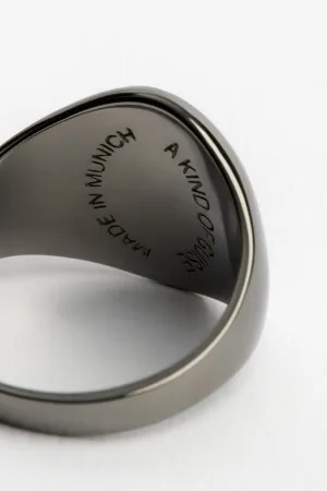 SIGNET RING BLACK