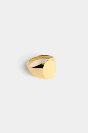 SIGNET RING SOLID GOLD