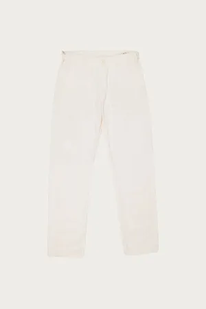 Slim Fit Fatigue Pants - Ecru