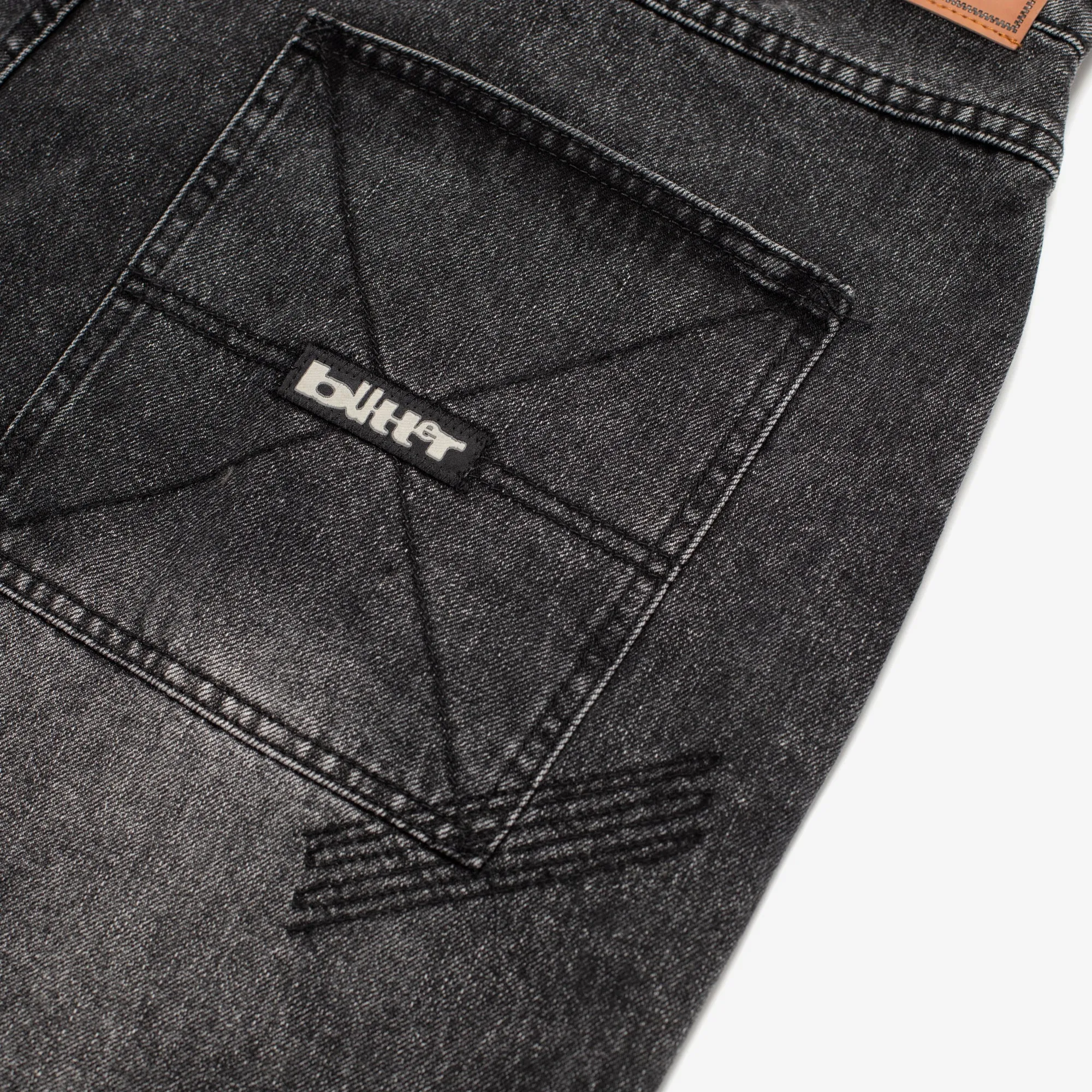 Stitch Denim Shorts