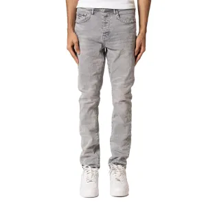 STUDDED ALLOY OVERDYED GREY JEAN