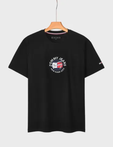 Tommy Hilfiger Jeans Logo T-shirt SS23 (Black)