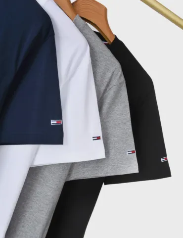 Tommy Hilfiger Jeans Logo T-shirt SS23 (Black)