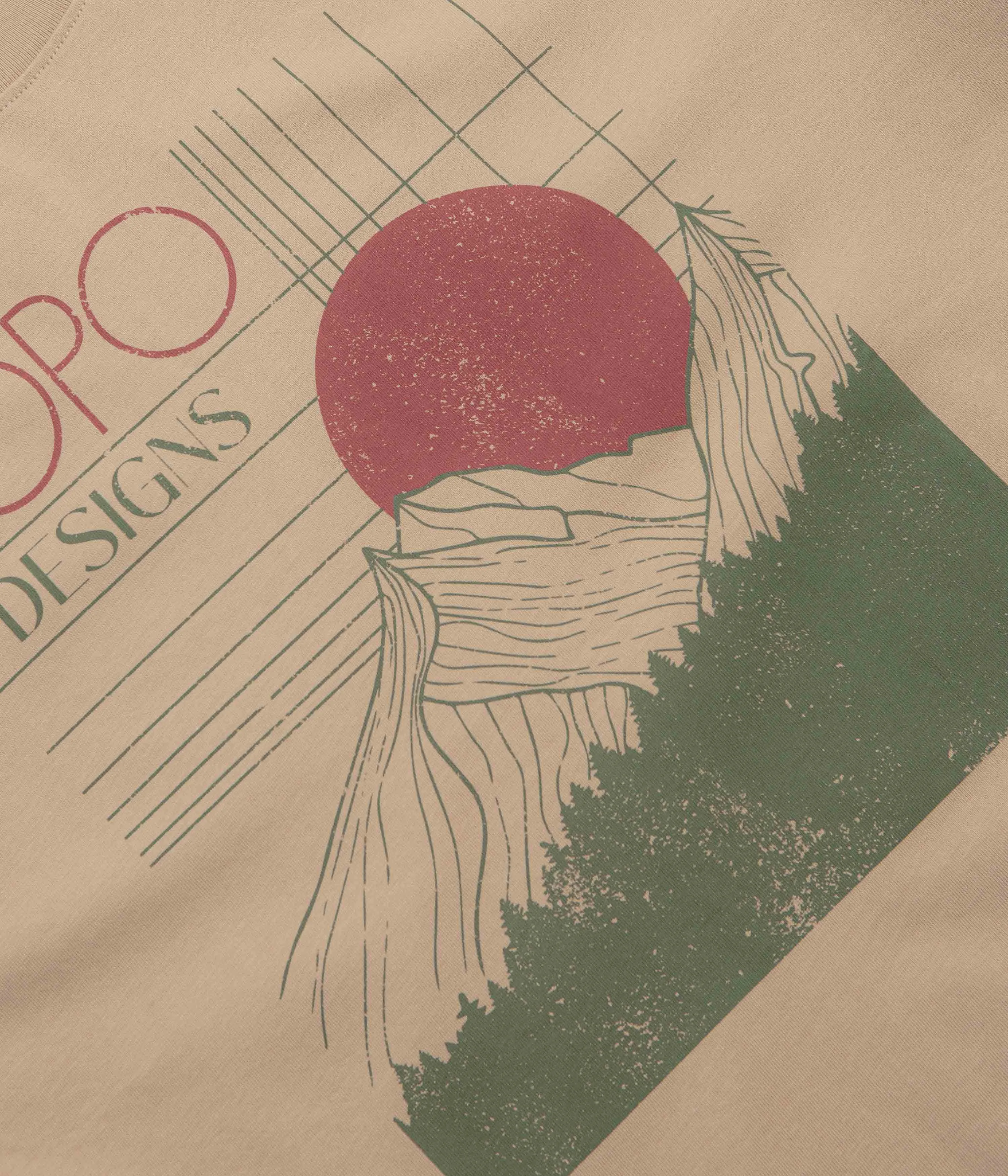 Topo Designs Horizon T-Shirt - Sahara