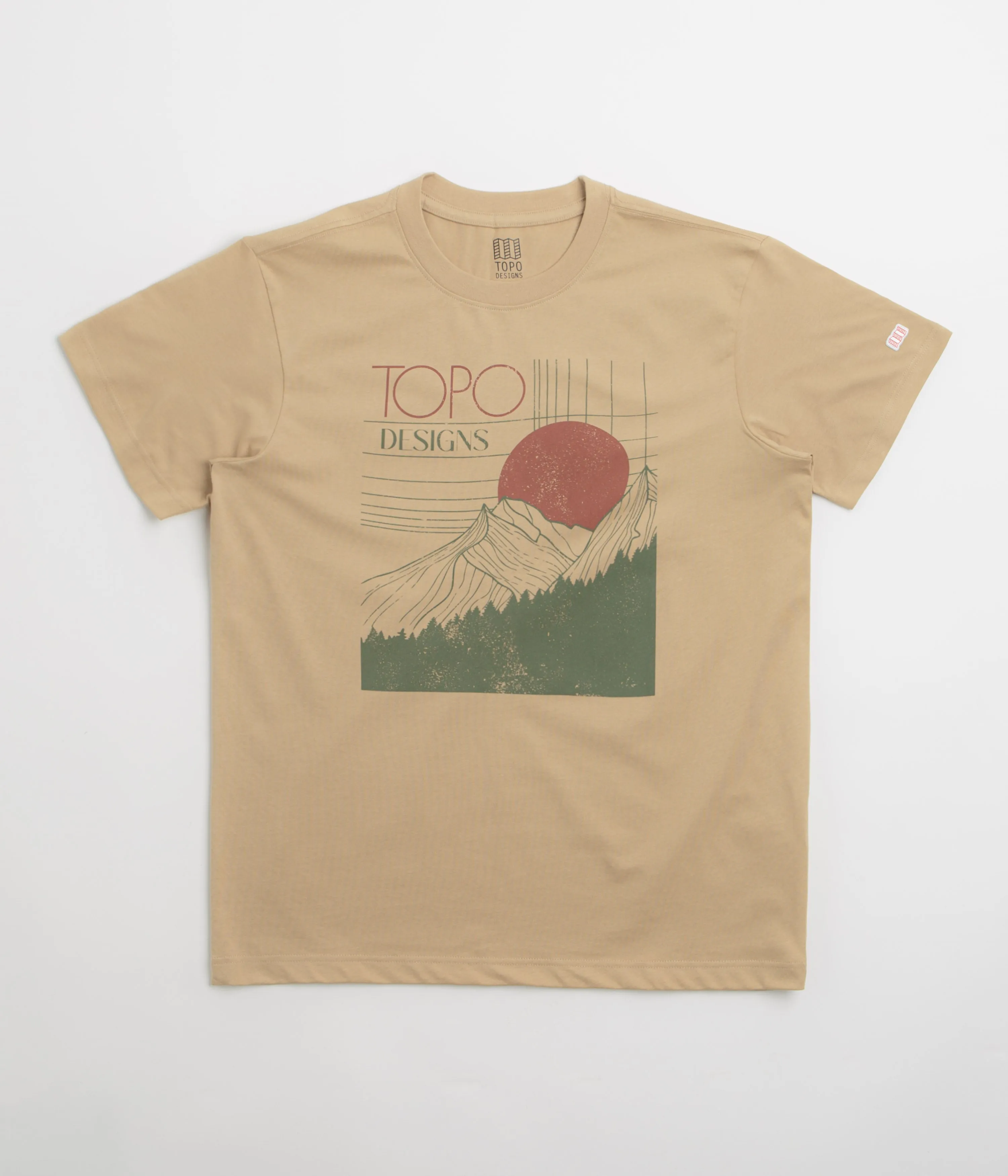 Topo Designs Horizon T-Shirt - Sahara